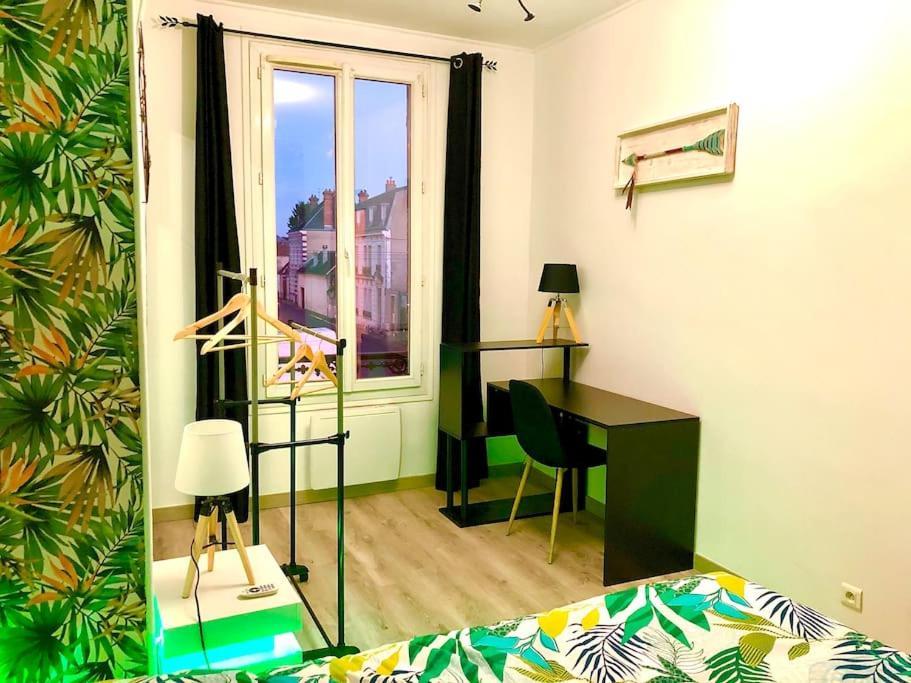 Le Led Room,Centre Ville Place De Parking Gratuite サンス エクステリア 写真