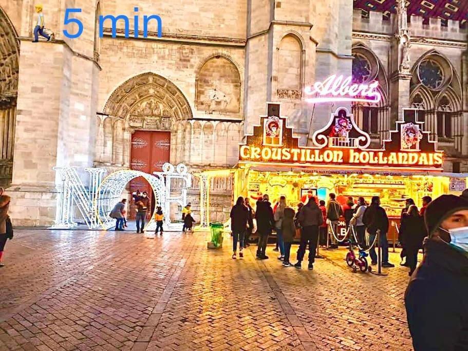 Le Led Room,Centre Ville Place De Parking Gratuite サンス エクステリア 写真